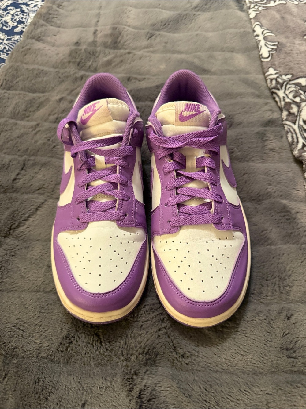Nike Women’s Low-Top Sneakers — Purple & Cream - Picture 6 of 9
